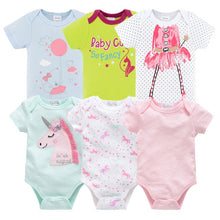 Load image into Gallery viewer, 2019 6Pcs 3Pcs Summer New Baby Girl Bodysuits
