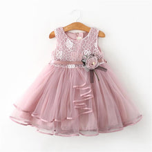 Load image into Gallery viewer, Baby Flower Dress Party Clothing For 2 6Y