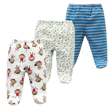 Load image into Gallery viewer, 3PCS/lot Baby Pants 100% Cotton