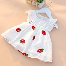 Load image into Gallery viewer, Summer Baby Girls Dresses  Clothing Cotton Print Floral Lace Infant