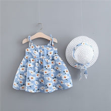 Load image into Gallery viewer, Summer Baby Girl Dress Big Bow Sleeveless Princess Dress