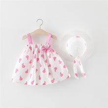 Load image into Gallery viewer, Summer Baby Girl Dress Big Bow Sleeveless Princess Dress
