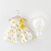 Load image into Gallery viewer, Summer Baby Girl Dress Big Bow Sleeveless Princess Dress