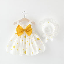 Load image into Gallery viewer, Summer Baby Girl Dress Big Bow Sleeveless Princess Dress