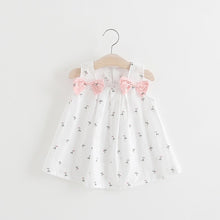 Load image into Gallery viewer, Summer Baby Girl Dress Big Bow Sleeveless Princess Dress
