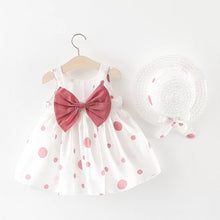 Load image into Gallery viewer, Summer Baby Girl Dress Big Bow Sleeveless Princess Dress