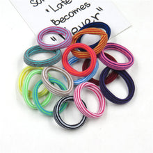 Load image into Gallery viewer, 10PCS/LOT Colorfull Hair Ring Novelty Elastic Hair Bands