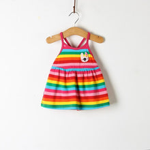 Load image into Gallery viewer, Girls Dress 2019 Summer New European and American Fashion Baby