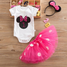 Load image into Gallery viewer, 1 Year Baby Girl Dress Princess Girls Tutu Dress