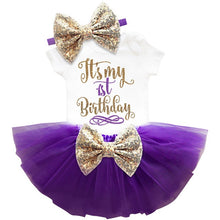 Load image into Gallery viewer, 1 Year Baby Girl Dress Princess Girls Tutu Dress
