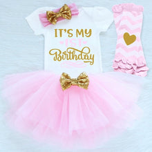 Load image into Gallery viewer, 1 Year Baby Girl Dress Princess Girls Tutu Dress