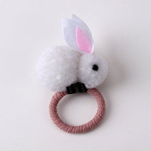 Load image into Gallery viewer, Cute hair ball rabbit hair ring