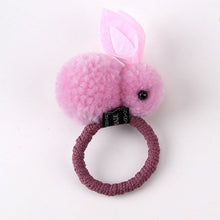 Load image into Gallery viewer, Cute hair ball rabbit hair ring
