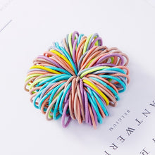 Load image into Gallery viewer, New 100PCS/Lot Girls Candy Colors Nylon 3CM Rubber Bands