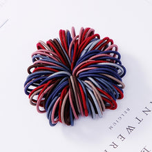 Load image into Gallery viewer, New 100PCS/Lot Girls Candy Colors Nylon 3CM Rubber Bands