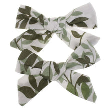 Load image into Gallery viewer, 2019 Lovely Baby Girls Print Flower Bohemian Style Bow BB Hair Clips