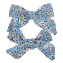 Load image into Gallery viewer, 2019 Lovely Baby Girls Print Flower Bohemian Style Bow BB Hair Clips