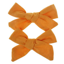 Load image into Gallery viewer, 2019 Lovely Baby Girls Print Flower Bohemian Style Bow BB Hair Clips