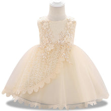 Load image into Gallery viewer, Baby Dress Sequin Lace Flower Christening Gown Baptism Clothes Newborn