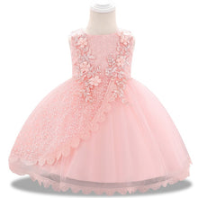 Load image into Gallery viewer, Baby Dress Sequin Lace Flower Christening Gown Baptism Clothes Newborn