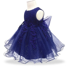 Load image into Gallery viewer, Baby Dress Sequin Lace Flower Christening Gown Baptism Clothes Newborn