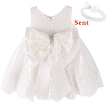 Load image into Gallery viewer, Baby Dress Sequin Lace Flower Christening Gown Baptism Clothes Newborn