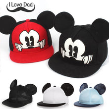 Load image into Gallery viewer, Mickey Ears Baby Sun Hats Children Snapback Baseball Cap