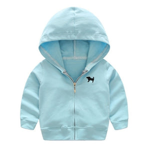 0-4Y Baby  Baby Clothing Autumn New  Bright Color Sports Jacket Newborn Hoodies