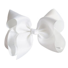 Load image into Gallery viewer, 8" Handmade Solid Large Hair Bow For Girls Kids