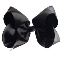Load image into Gallery viewer, 8" Handmade Solid Large Hair Bow For Girls Kids