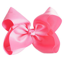 Load image into Gallery viewer, 8" Handmade Solid Large Hair Bow For Girls Kids