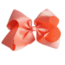 Load image into Gallery viewer, 8" Handmade Solid Large Hair Bow For Girls Kids
