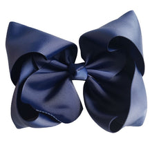 Load image into Gallery viewer, 8" Handmade Solid Large Hair Bow For Girls Kids