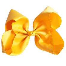 Load image into Gallery viewer, 8" Handmade Solid Large Hair Bow For Girls Kids