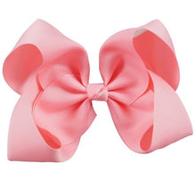 Load image into Gallery viewer, 8" Handmade Solid Large Hair Bow For Girls Kids