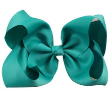 Load image into Gallery viewer, 8" Handmade Solid Large Hair Bow For Girls Kids