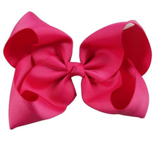 Load image into Gallery viewer, 8" Handmade Solid Large Hair Bow For Girls Kids