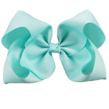 Load image into Gallery viewer, 8" Handmade Solid Large Hair Bow For Girls Kids