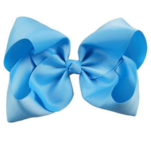 Load image into Gallery viewer, 8" Handmade Solid Large Hair Bow For Girls Kids