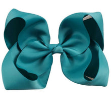 Load image into Gallery viewer, 8" Handmade Solid Large Hair Bow For Girls Kids