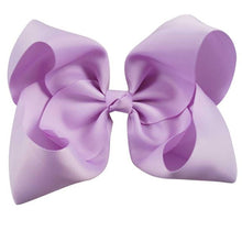 Load image into Gallery viewer, 8" Handmade Solid Large Hair Bow For Girls Kids