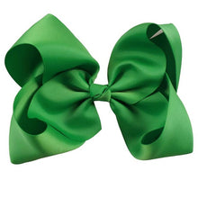 Load image into Gallery viewer, 8" Handmade Solid Large Hair Bow For Girls Kids