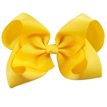 Load image into Gallery viewer, 8" Handmade Solid Large Hair Bow For Girls Kids