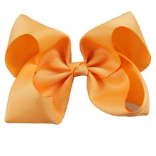 Load image into Gallery viewer, 8" Handmade Solid Large Hair Bow For Girls Kids