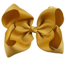 Load image into Gallery viewer, 8" Handmade Solid Large Hair Bow For Girls Kids