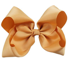 Load image into Gallery viewer, 8" Handmade Solid Large Hair Bow For Girls Kids