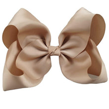 Load image into Gallery viewer, 8" Handmade Solid Large Hair Bow For Girls Kids