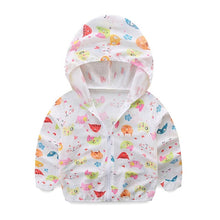 Load image into Gallery viewer, Kids Sun Protection Clothing Coat Unisex Cute Cartoon Print