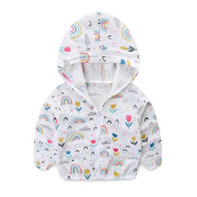 Load image into Gallery viewer, Kids Sun Protection Clothing Coat Unisex Cute Cartoon Print